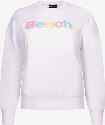 BENCH Sweatshirt in White: front