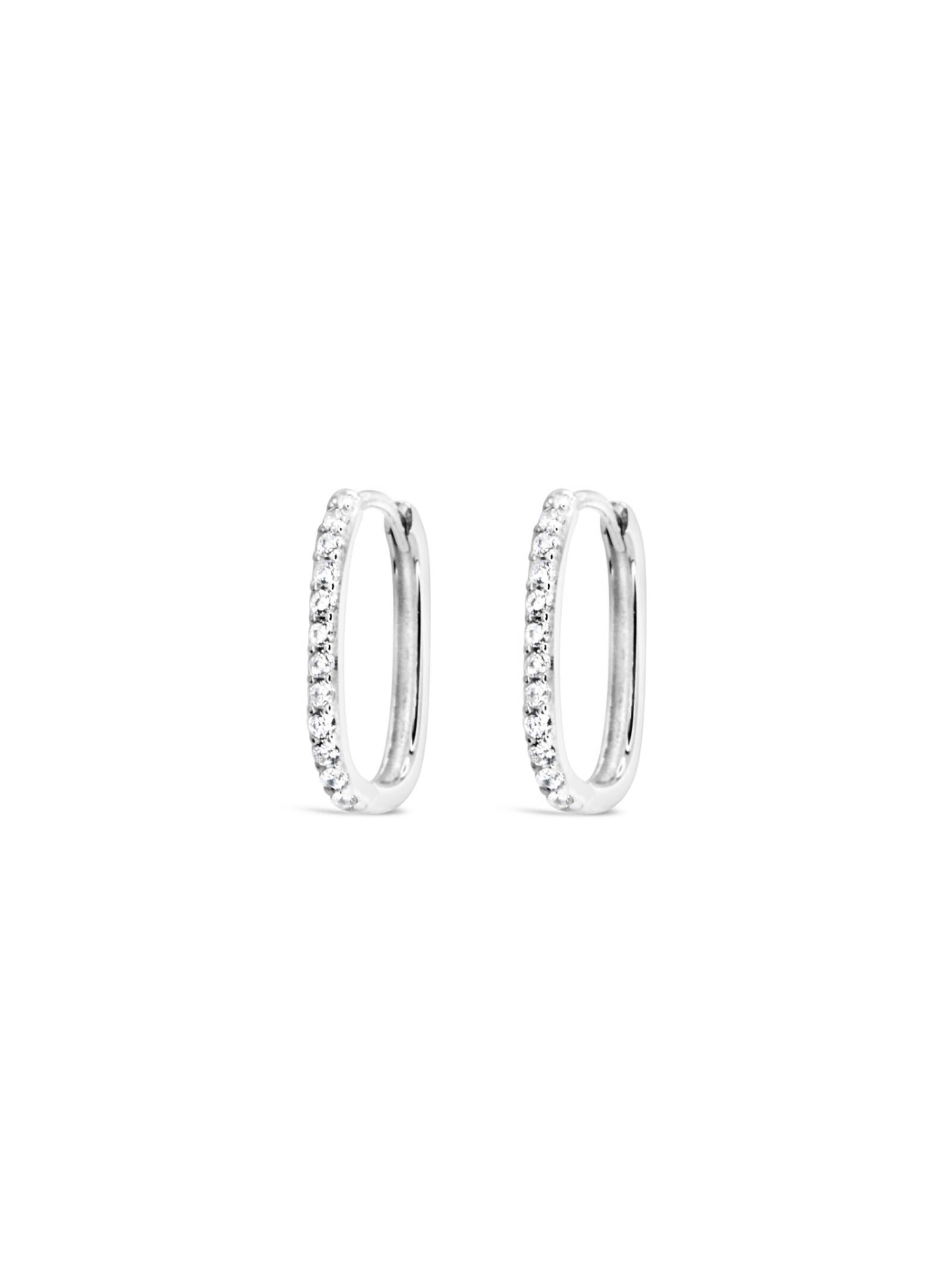 ARS-ARGENTI Earrings 'BASSLINE BLING' in Silver: front