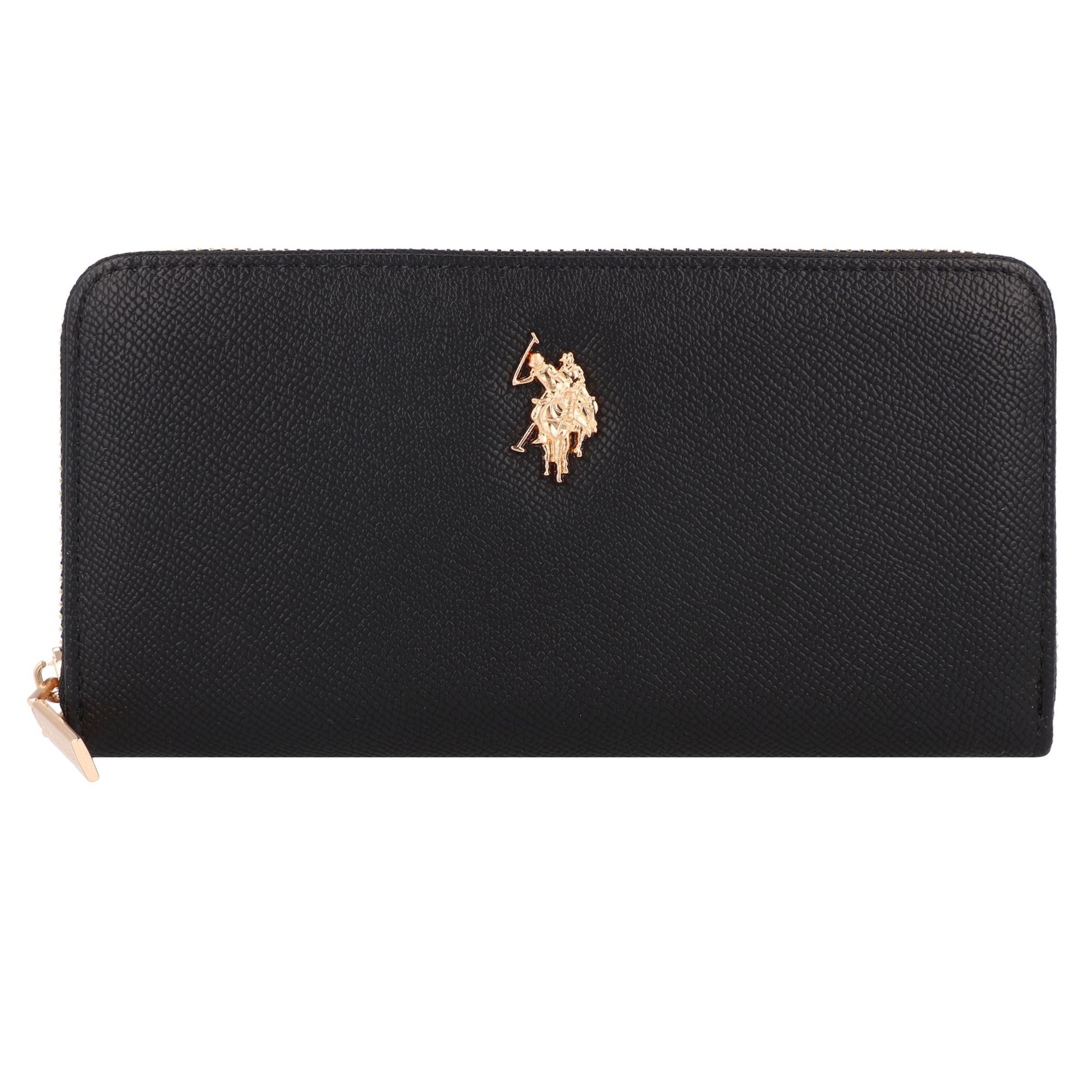 U.S. POLO ASSN. Wallet 'Jones' in Black: front