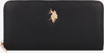 Porte-monnaies 'Jones' U.S. POLO ASSN. en noir : devant