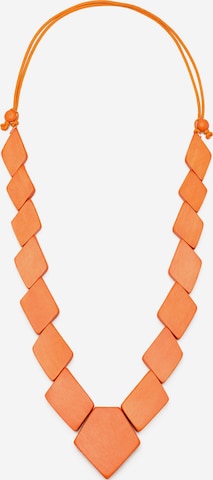 COLLEZIONE ALESSANDRO Necklace 'Raute' in Red: front