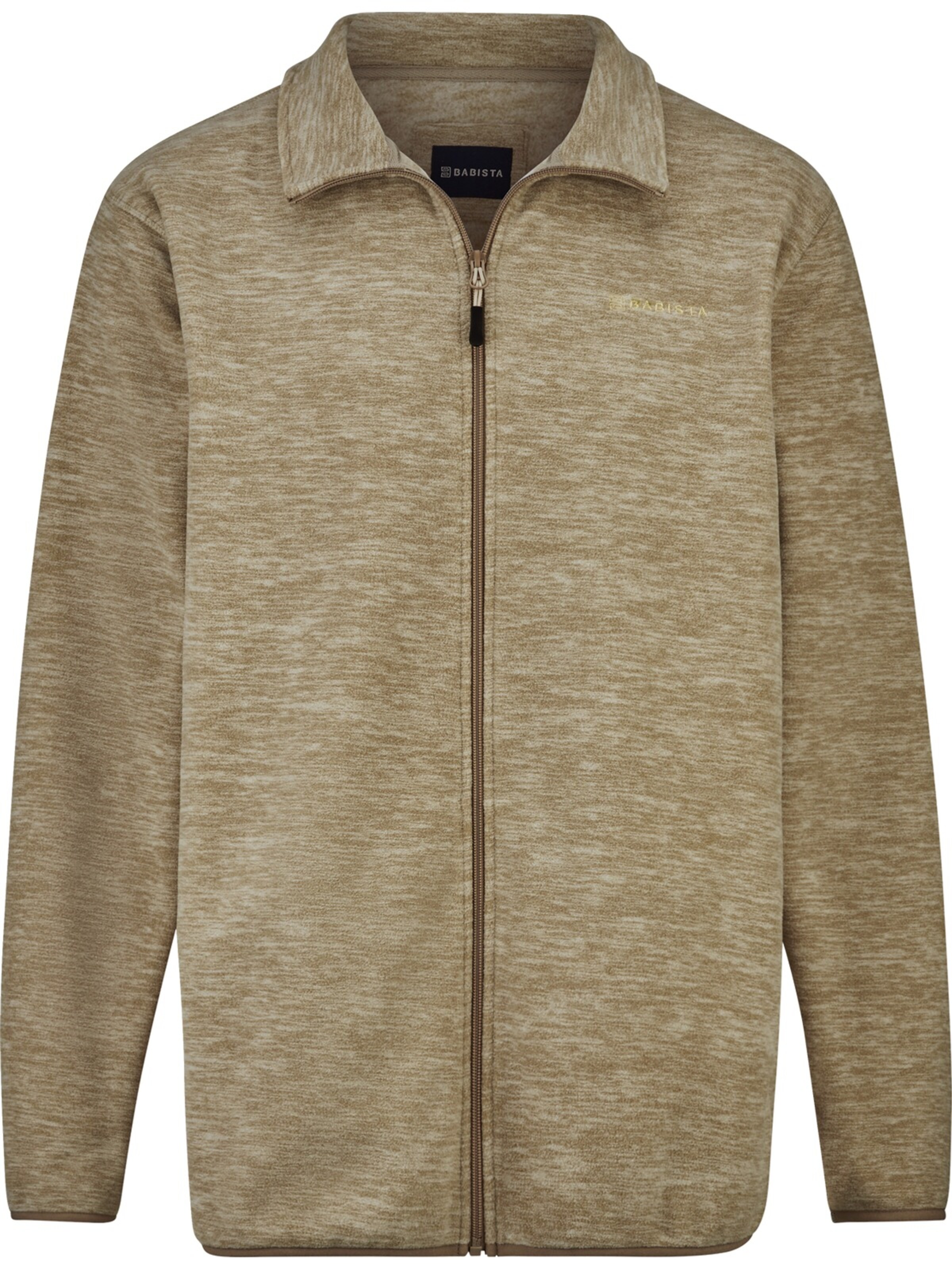 BABISTA Fleecejacke ' Floreverto ' in Beige: Vorderseite
