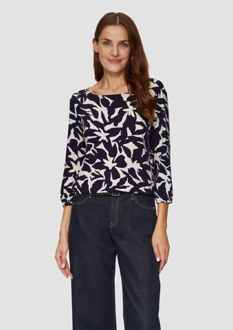s.Oliver Shirt in Blauw: voorkant