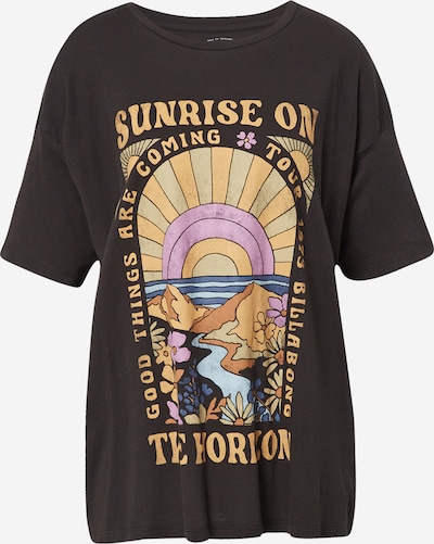 BILLABONG Shirt 'On The Horizon' in de kleur Sand / Lichtblauw / Lichtlila / Zwart, Productweergave