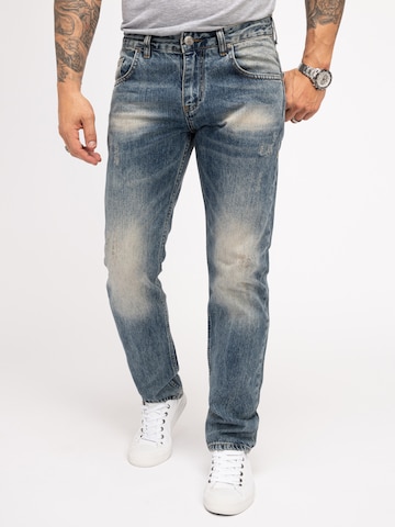 Indumentum Slim fit Jeans in Blue: front