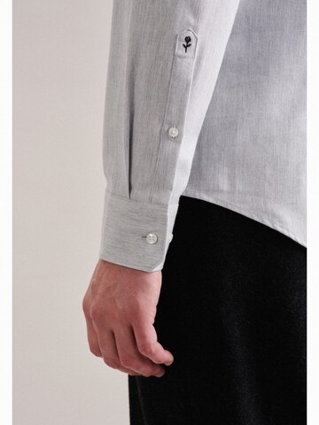 SEIDENSTICKER Regular fit Business Shirt 'Shaped' in Grey