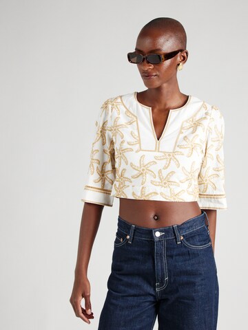 SCOTCH & SODA Bluse in Beige: predná strana