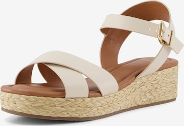 Sandales 'Linnie' Dune LONDON en beige : devant