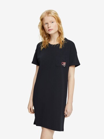 ESPRIT - Camiseta de noche en negro: frente