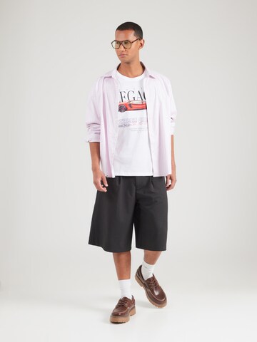 JACK & JONES - Camiseta 'JORPHOTO CUT-OUT' en blanco
