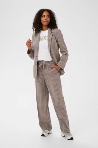 Kaffe Wide Leg Hose 'KAMeril' in Grau