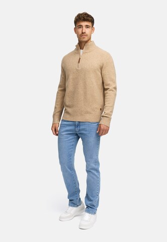 INDICODE JEANS Trui 'INTrax' in Beige