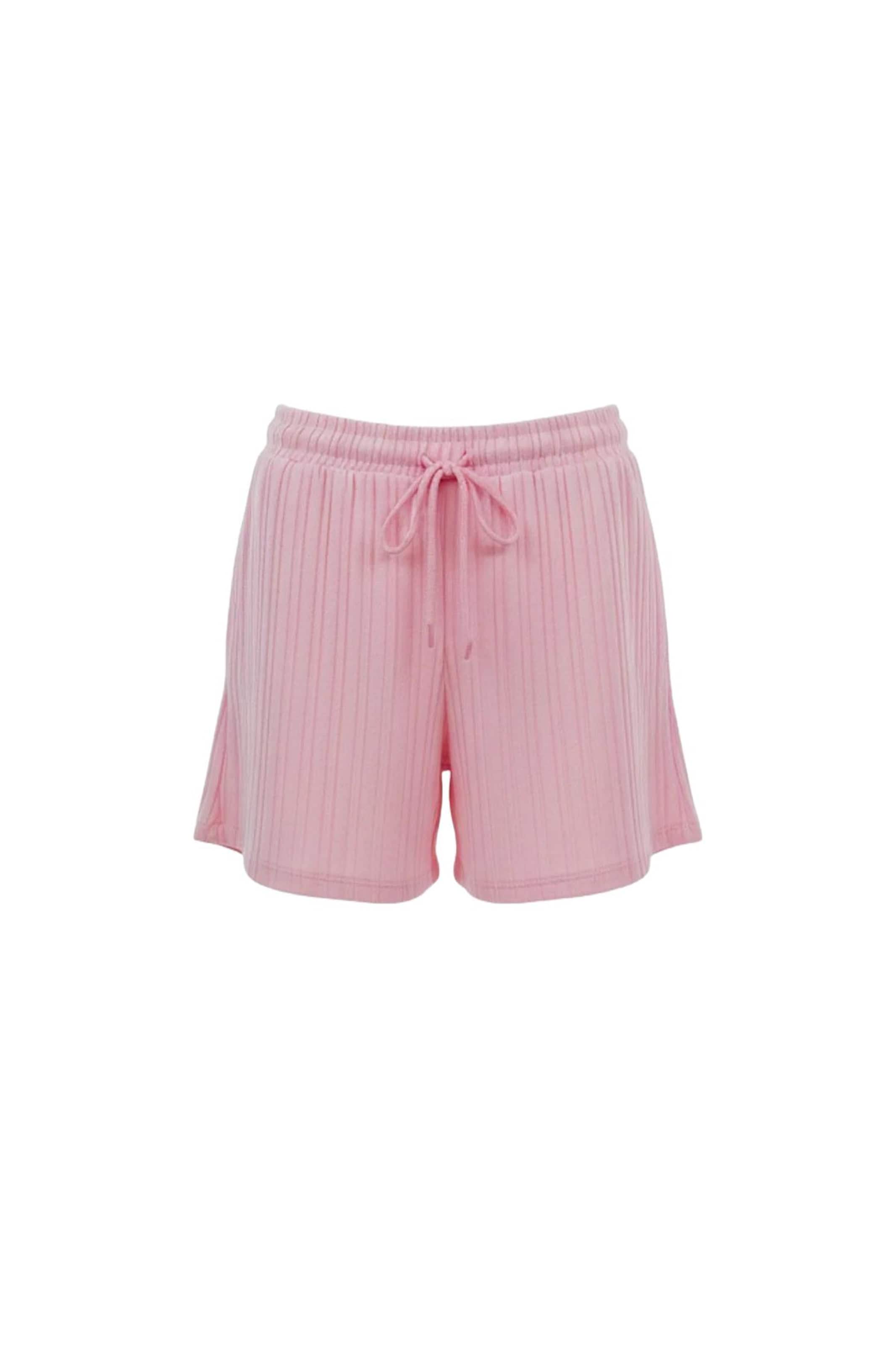 No Matter What Trousers in Pink: front