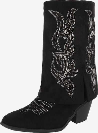 Ital-Design Cowboystiefel in schwarz, Produktansicht
