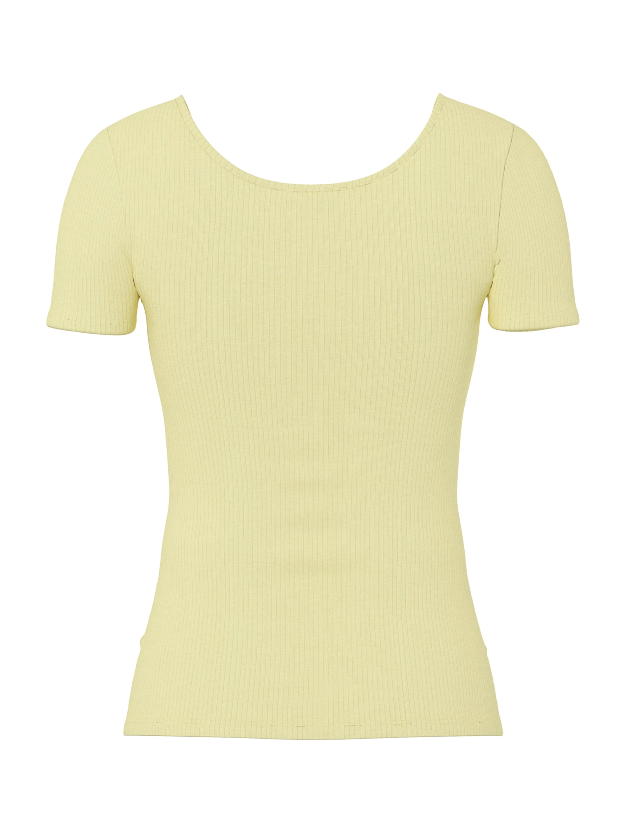 T-shirt 'PCKITTE' PIECES en jaune