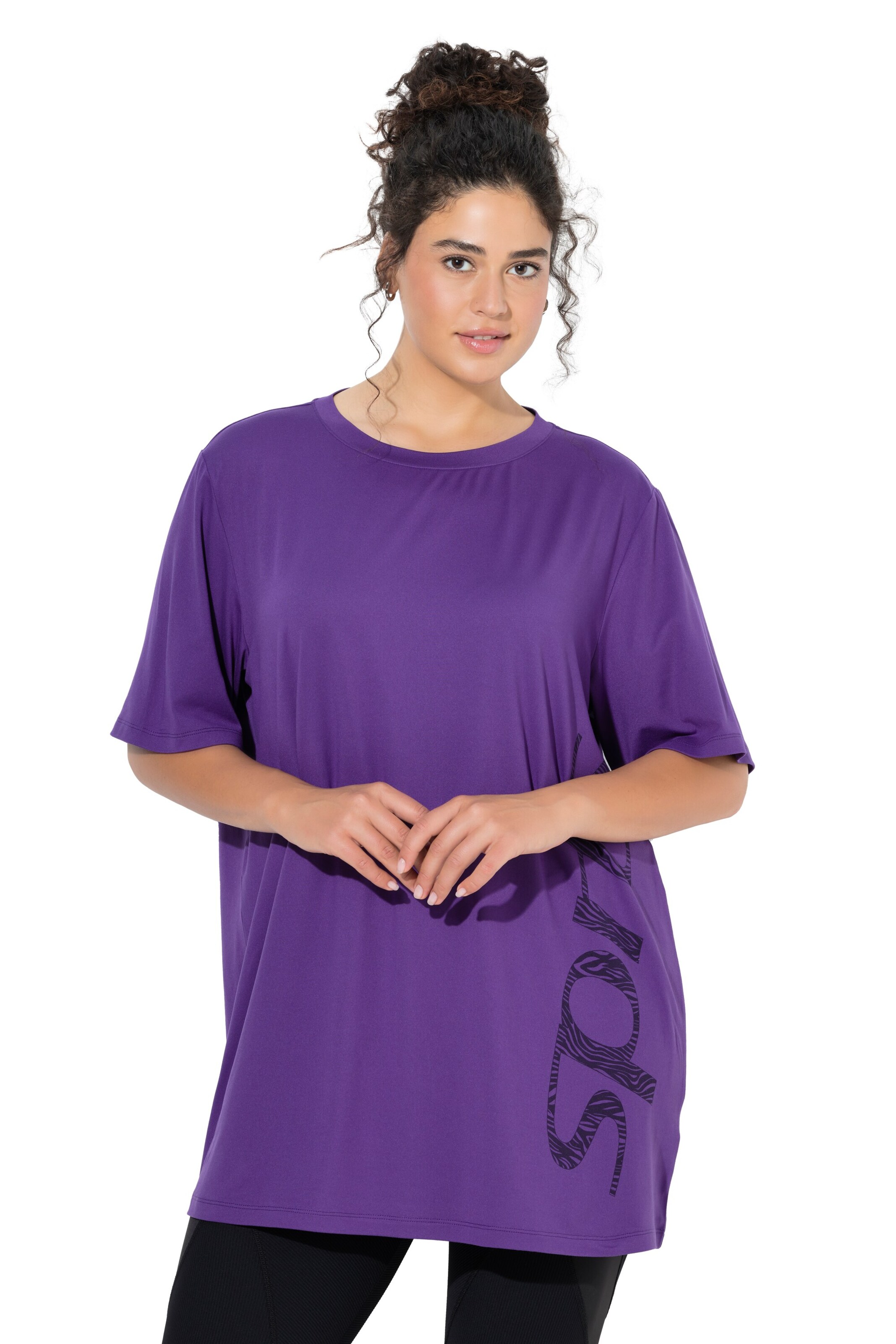 Ulla Popken Shirt in Lila: voorkant