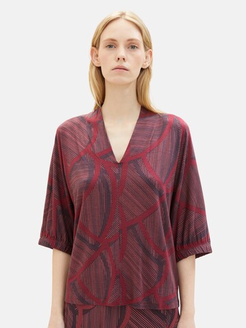 TOM TAILOR Bluse in Rot: predná strana