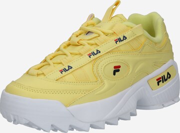 Baskets basses 'Heritage D-Formation' FILA en jaune : devant