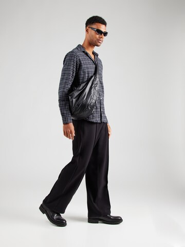 JACK & JONES Comfort fit Button Up Shirt 'JORJOSHUA' in Black