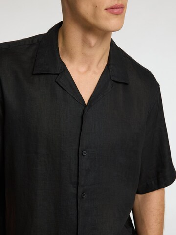 SELECTED HOMME Regular fit Overhemd in Zwart