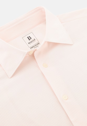 Coupe regular Chemise Boggi Milano en rose