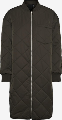 Manteau mi-saison 'Natalie' Vero Moda Curve en gris : devant