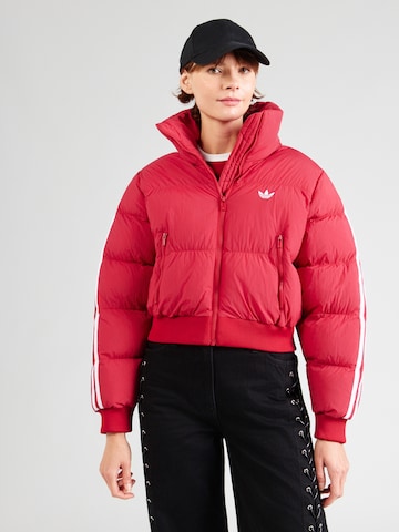 ADIDAS ORIGINALSZimska jakna 'ADICOLOR' - crvena boja: prednji dio