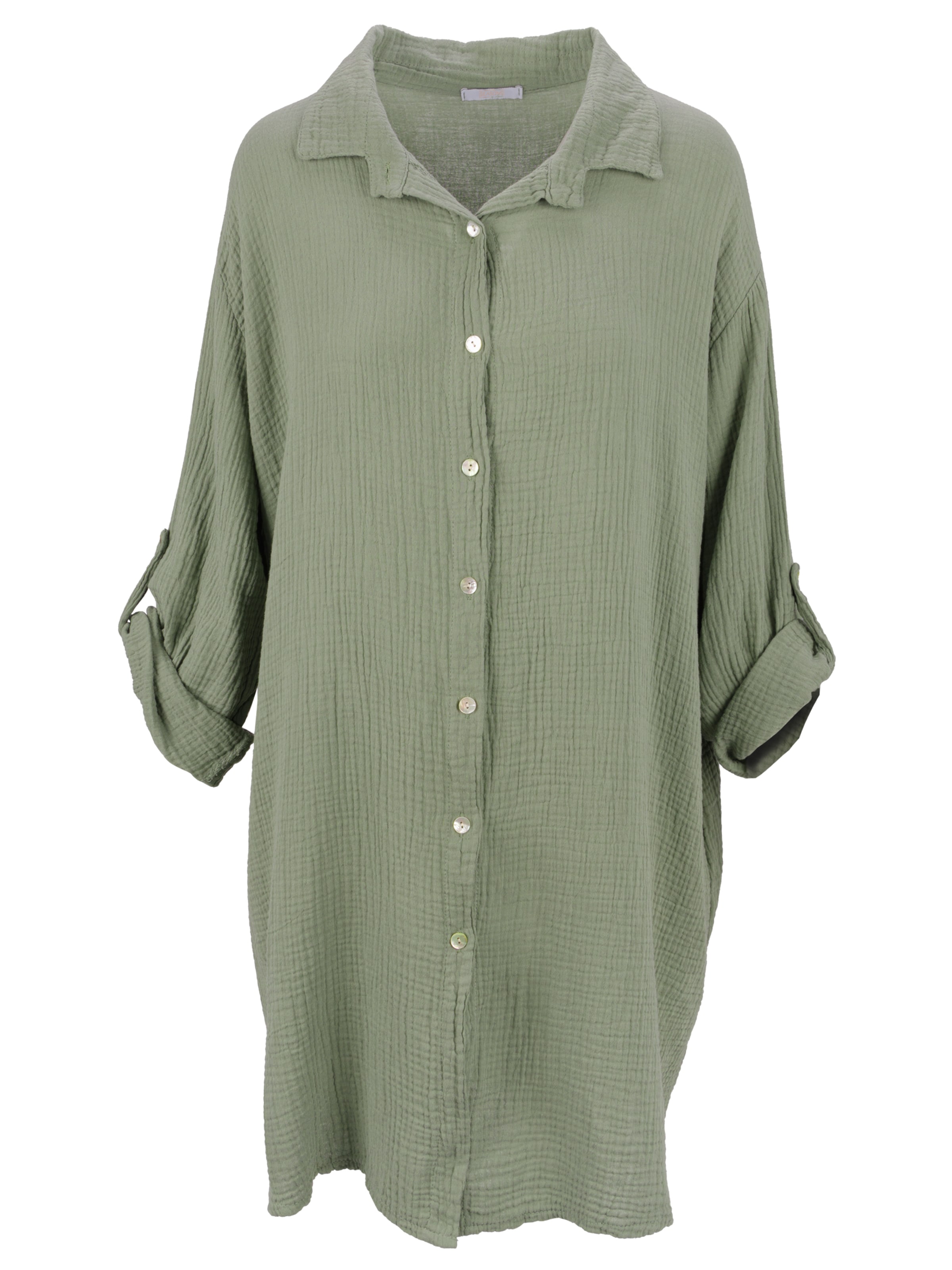 Seasons of April Bluse 'Jessy' in Grün: Vorderseite