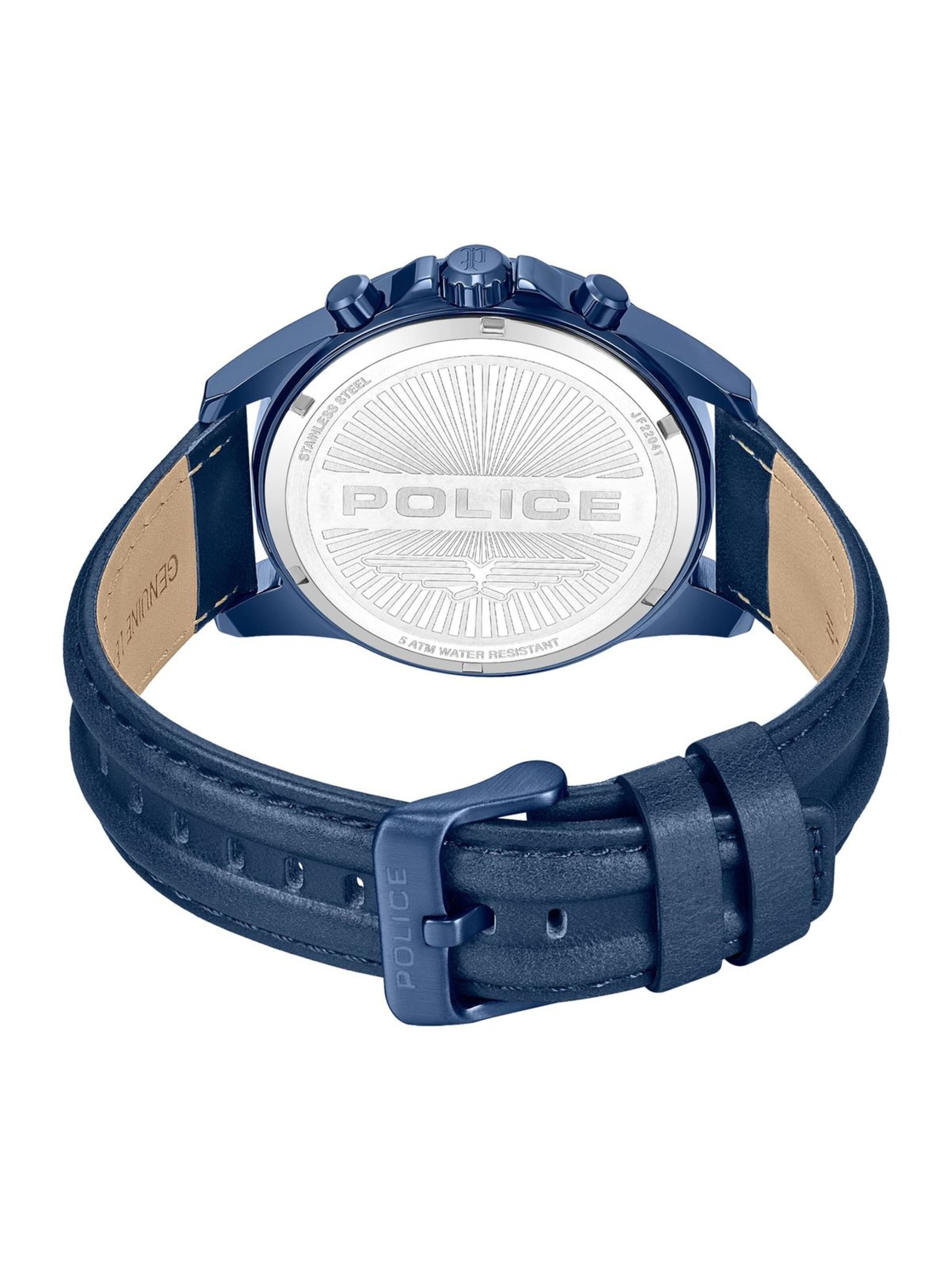 Montre à affichage analogique POLICE en bleu