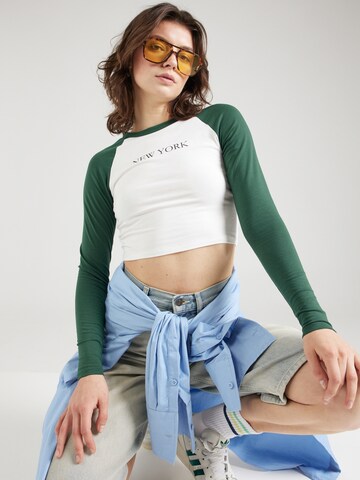 T-shirt 'Isa' STUDIO SELECT en vert : devant