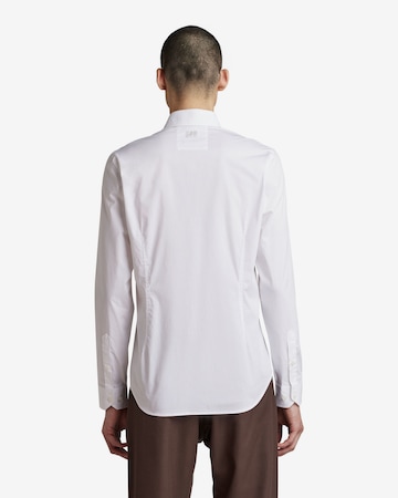 Coupe slim Chemise G-Star RAW en blanc