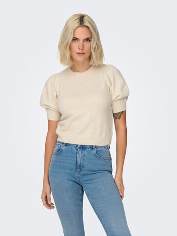 Pull-over 'RICA' ONLY en beige : devant