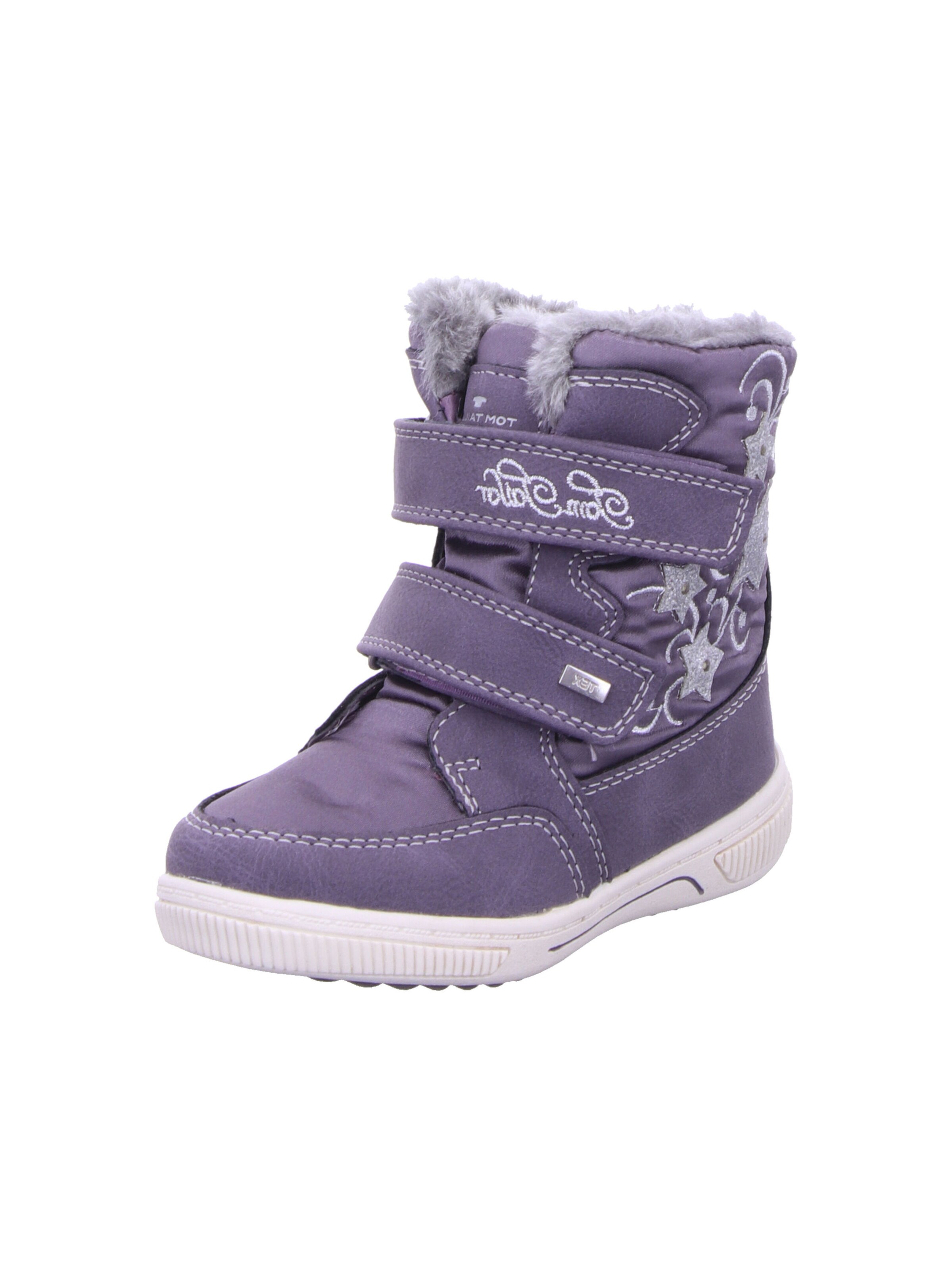 TOM TAILOR Snow Boots in Purple: front