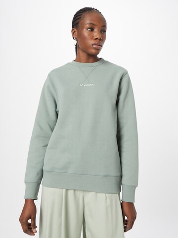 KUUNO Athletic Sweatshirt in Green: front