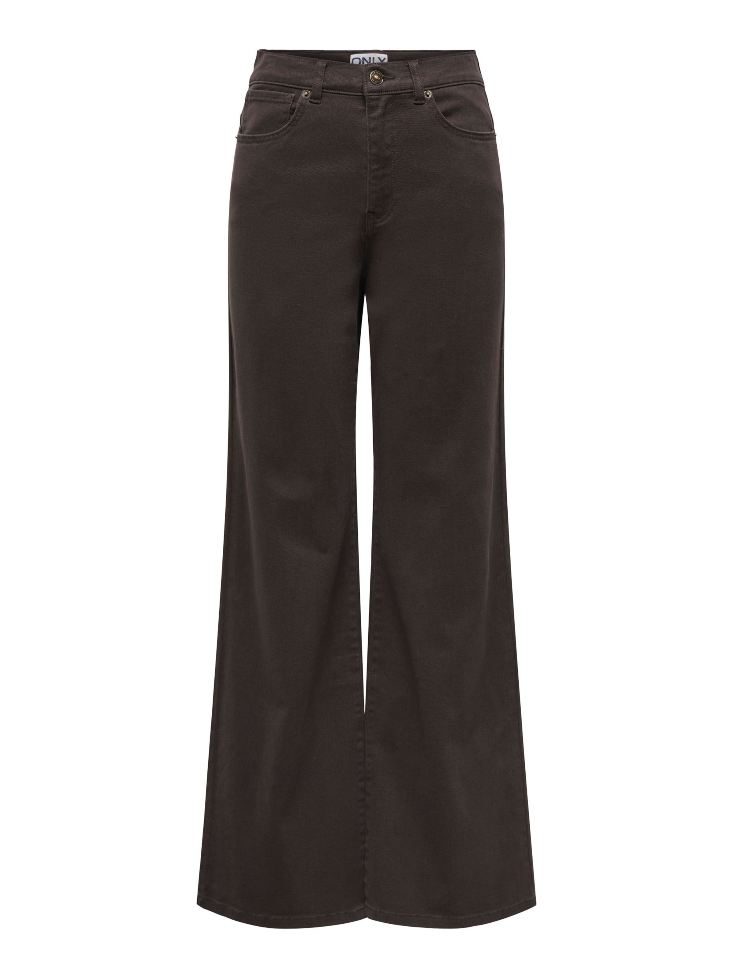 ONLY Wide Leg Jeans 'ONLMadison' in Braun: Vorderseite