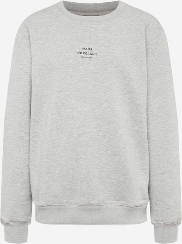 MADS NORGAARD COPENHAGEN Sweatshirt in Grijs: voorkant