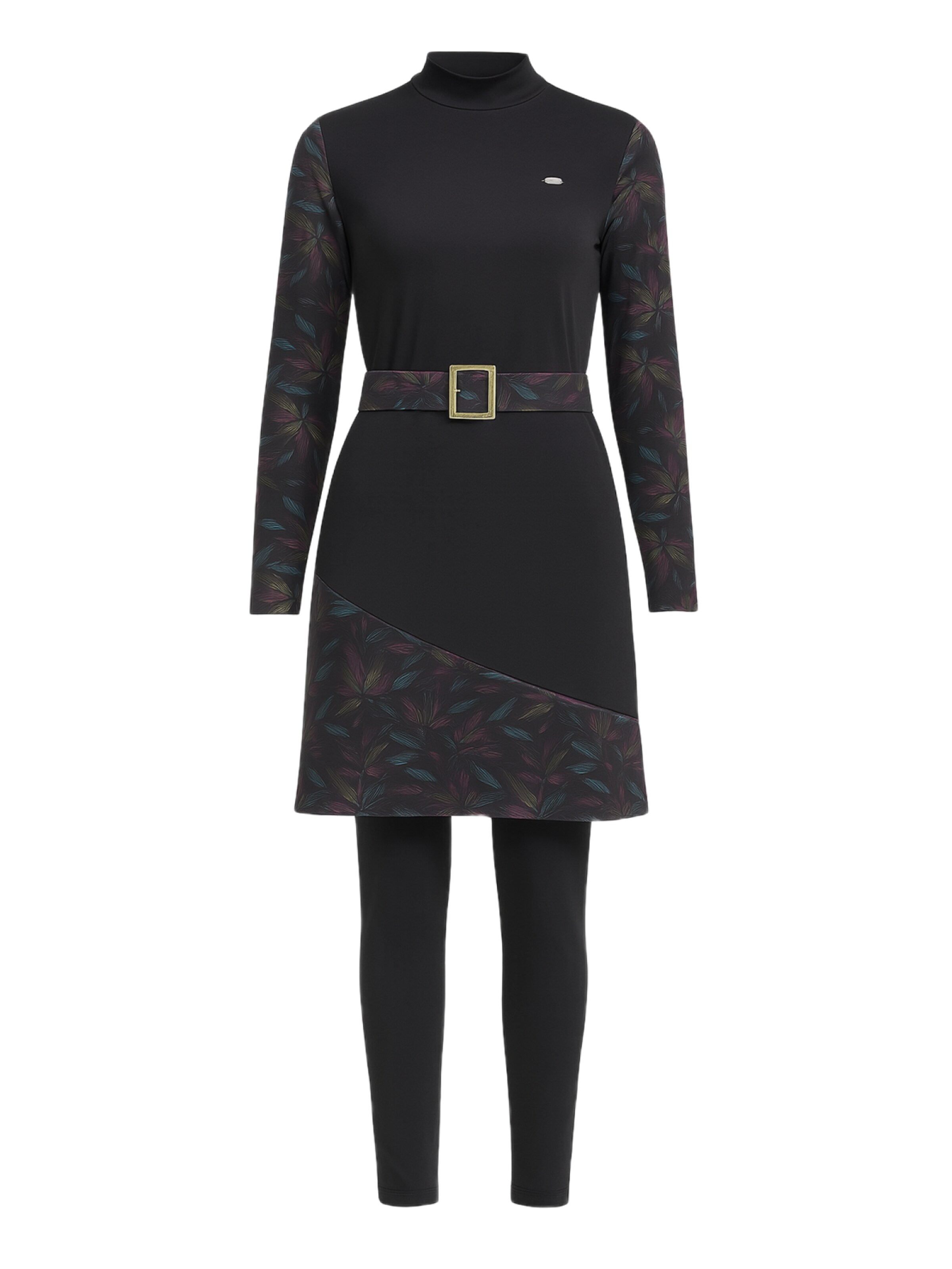 C&City Hijab Badeanzug in blau / gelb / pink / schwarz, Produktansicht