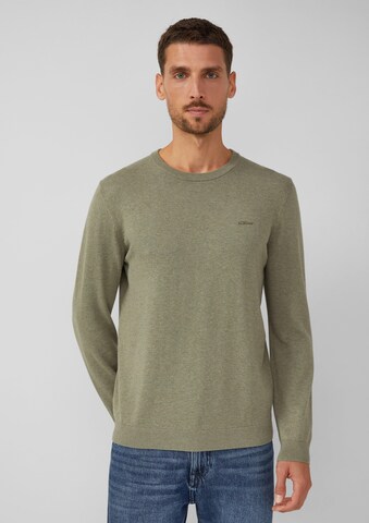 Pull-over s.Oliver en vert : devant