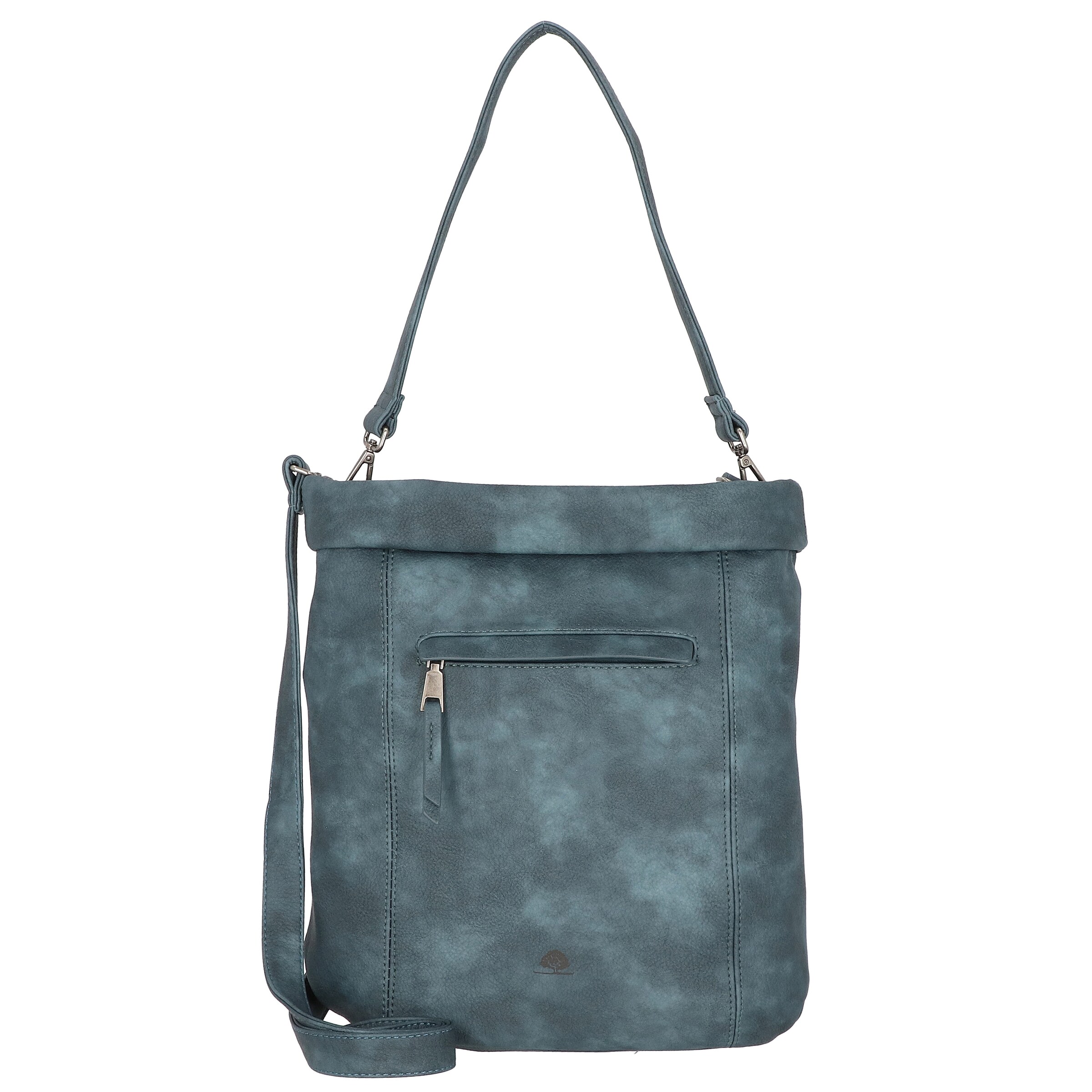 Borsa a spalla 'Liselotte' di GREENBURRY in blu: frontale