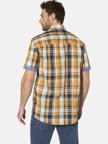 BABISTA Regular fit Button Up Shirt 'Lulona' in Orange