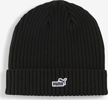 PUMA Mütze 'Essentials' in Schwarz: Vorderseite