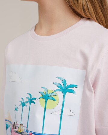 WE Fashion Футболка в Ярко-розовый