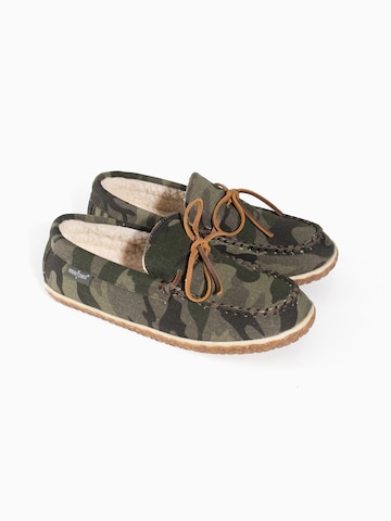 Mocassin 'Taft' Minnetonka en vert