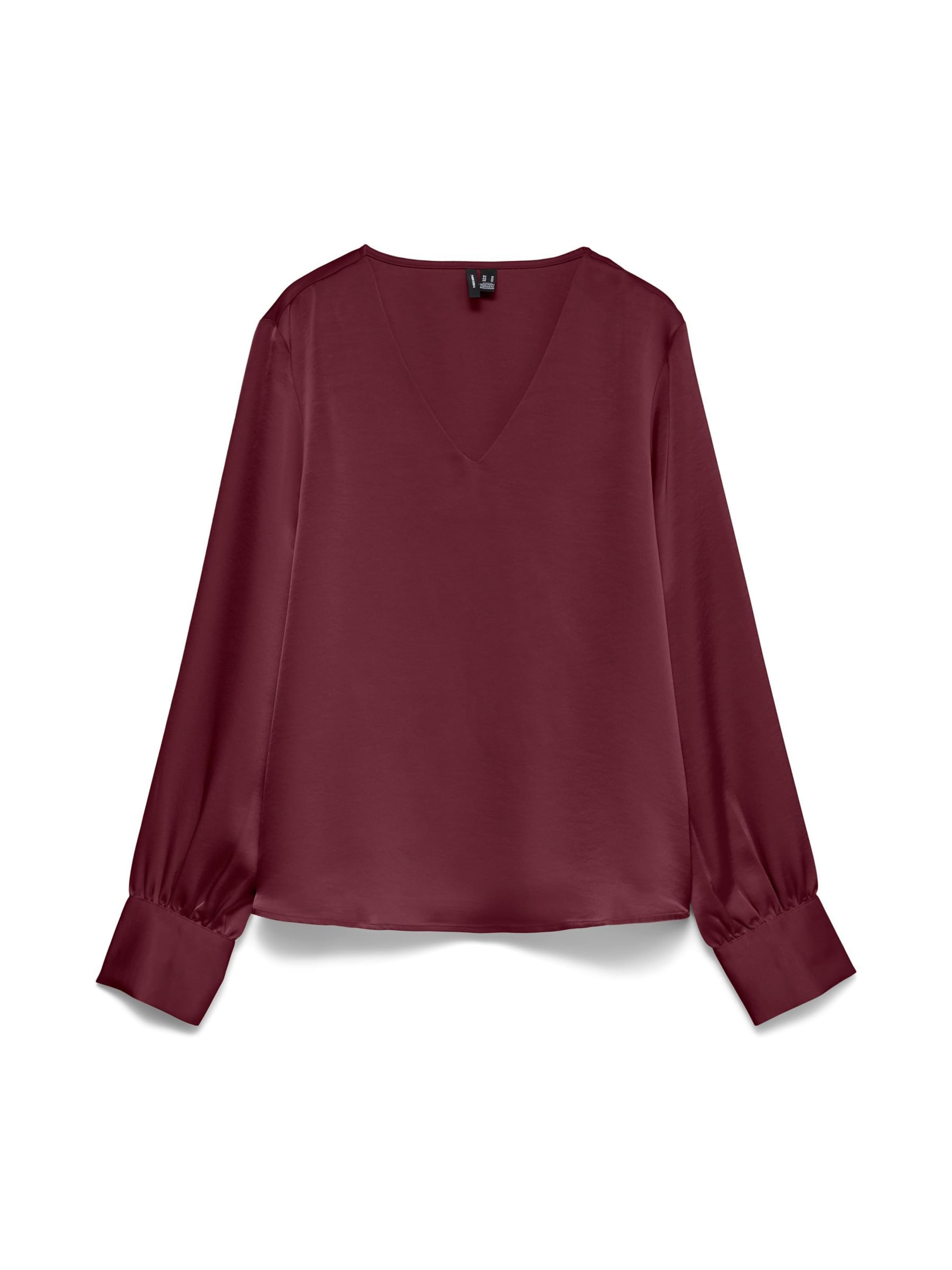 VERO MODA Blouse 'VMMIRO' in Rood: voorkant