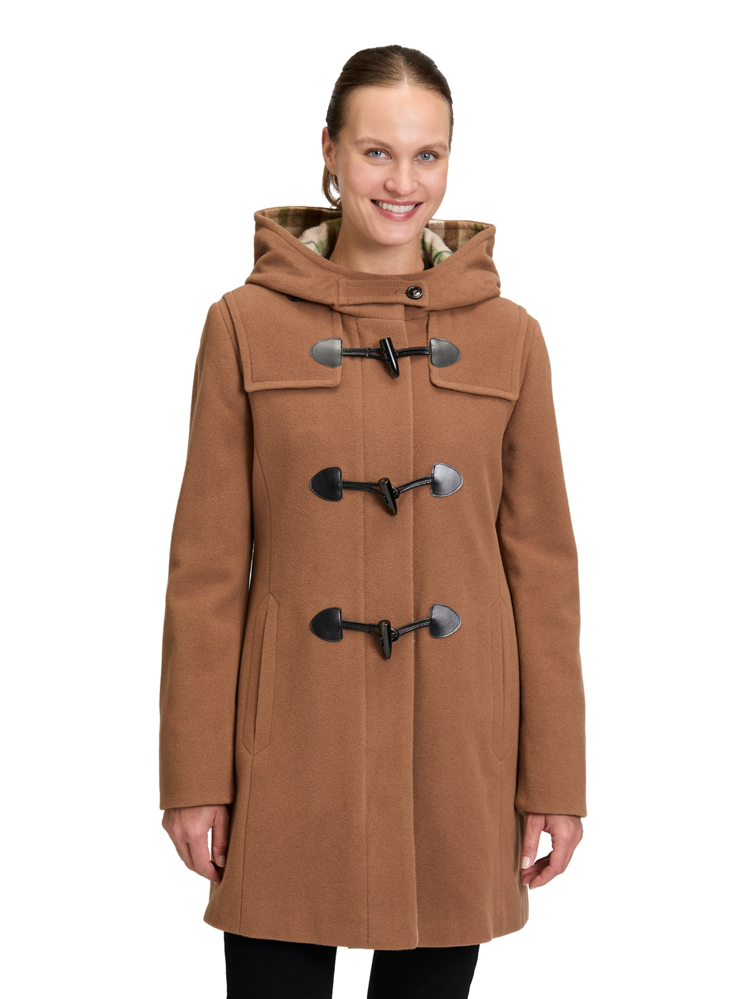 GIL BRET Tussenmantel in Bruin: voorkant