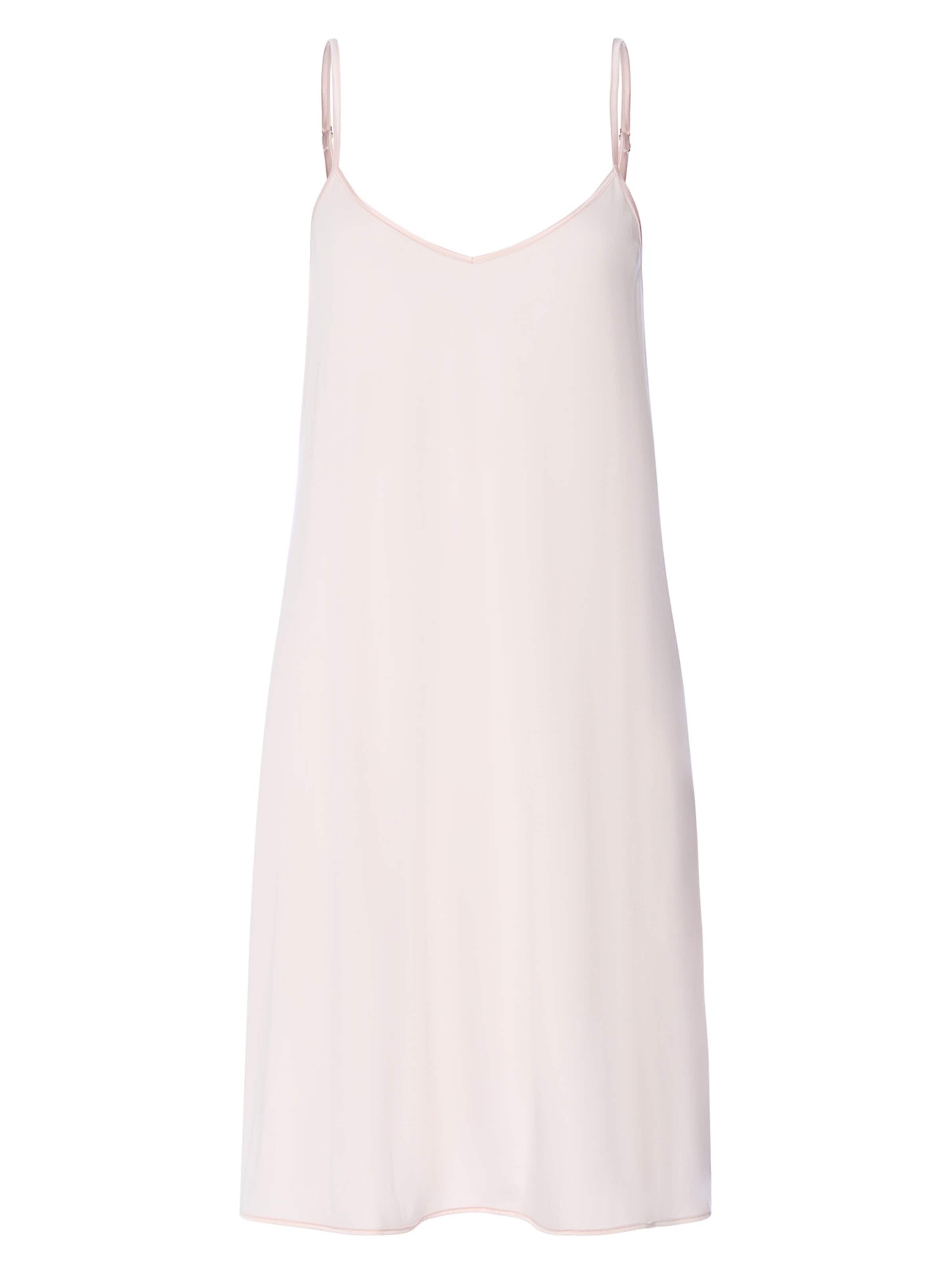 Hanro Nightgown 'Cotton Silk' in Pink: front