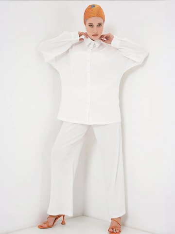 Bigdart - Calças de fato em branco