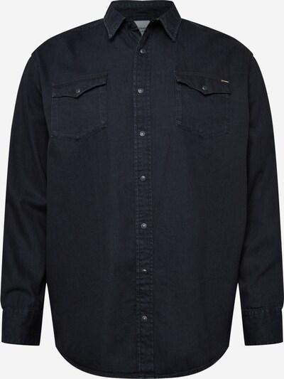 Jack & Jones Plus Skjorte 'Sheridan' i black denim, Produktvisning