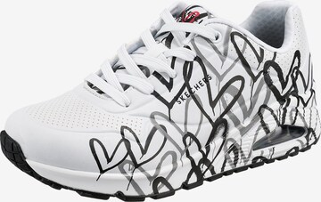 SKECHERS Sneakers 'Uno - Spread The Love' in White: front