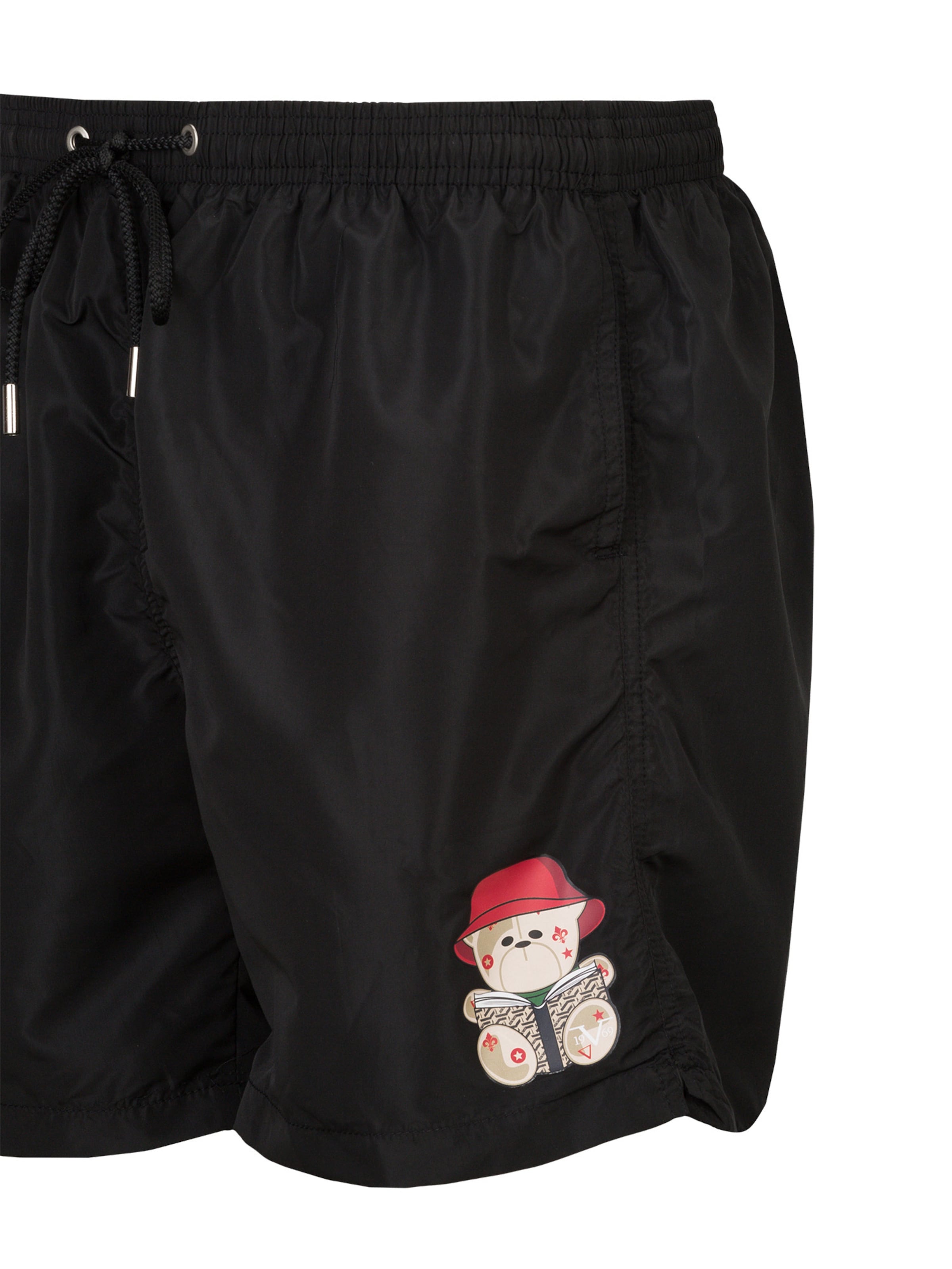 19V69 ITALIA Zwemshorts 'Siro Bucket' in Zwart